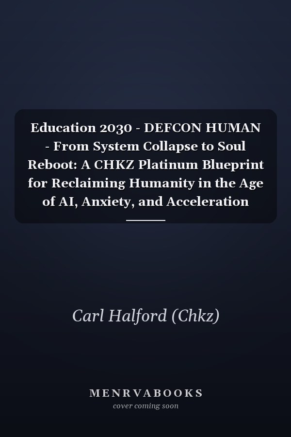 Education 2030 - DEFCON HUMAN - From System Collapse to Soul Reboot: A CHKZ Platinum Blueprint for Reclaiming Humanity in the Age of AI, Anxiety, and Acceleration