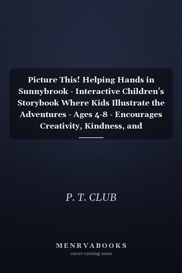 Picture This! Helping Hands in Sunnybrook - Interactive Children's Storybook Where Kids Illustrate the Adventures - Ages 4-8 - Encourages Creativity, Kindness, and Community Engagement