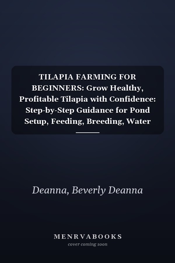TILAPIA FARMING FOR BEGINNERS: Grow Healthy, Profitable Tilapia with Confidence: Step-by-Step Guidance for Pond Setup, Feeding, Breeding, Water Management, and Stress-Free Farming Success