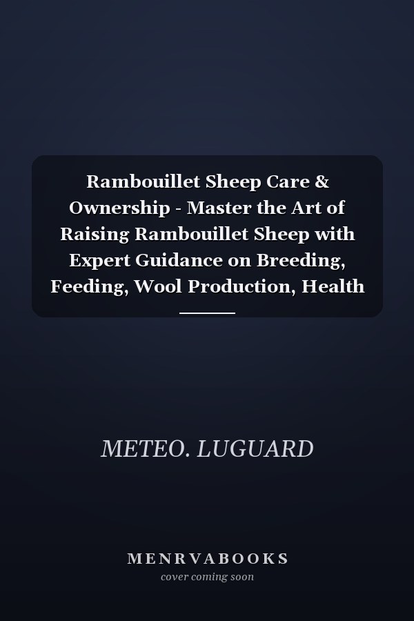 Rambouillet Sheep Care & Ownership - Master the Art of Raising Rambouillet Sheep with Expert Guidance on Breeding, Feeding, Wool Production, Health Management, and Sustainable Farming for Profit and Legacy