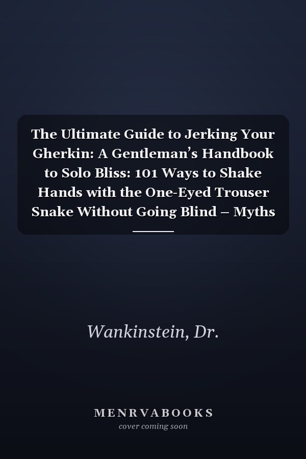 The Ultimate Guide to Jerking Your Gherkin: A Gentleman’s Handbook to Solo Bliss: 101 Ways to Shake Hands with the One-Eyed Trouser Snake Without Going Blind – Myths Debunked, Techniques Ranked