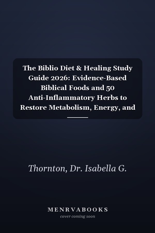 The Biblio Diet & Healing Study Guide 2026: Evidence-Based Biblical Foods and 50 Anti-Inflammatory Herbs to Restore Metabolism, Energy, and Longevity