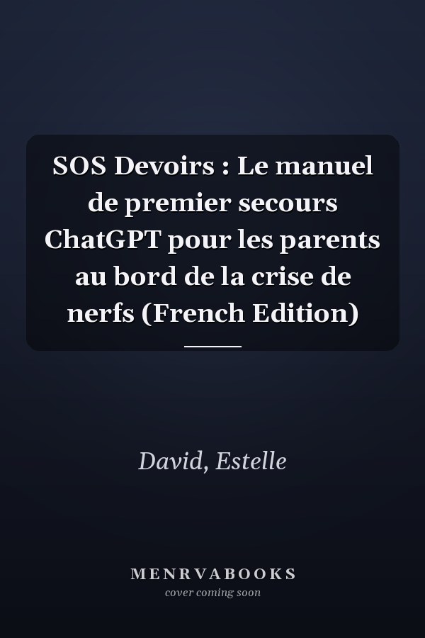 SOS Devoirs : Le manuel de premier secours ChatGPT pour les parents au bord de la crise de nerfs (French Edition)