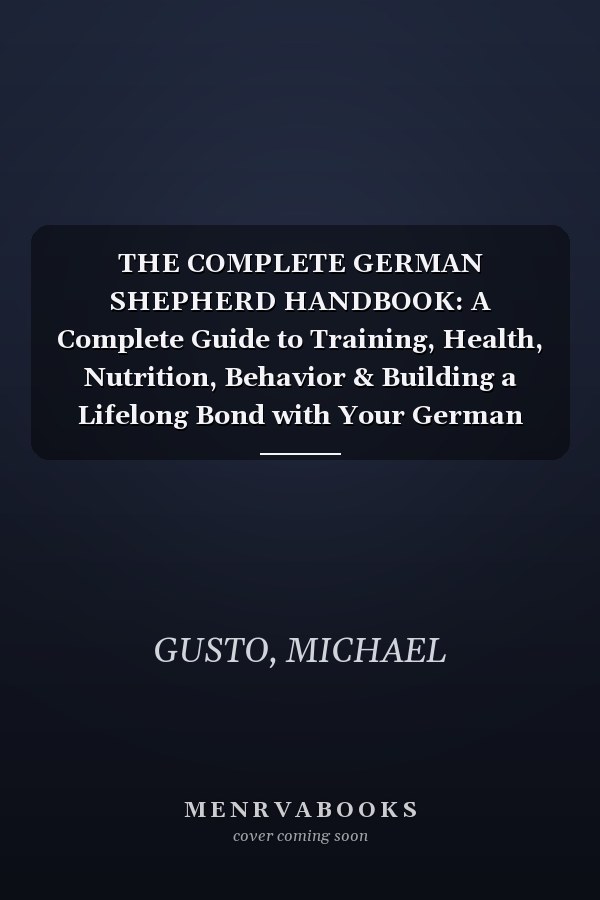 THE COMPLETE GERMAN SHEPHERD HANDBOOK: A Complete Guide to Training, Health, Nutrition, Behavior & Building a Lifelong Bond with Your German Shepherd