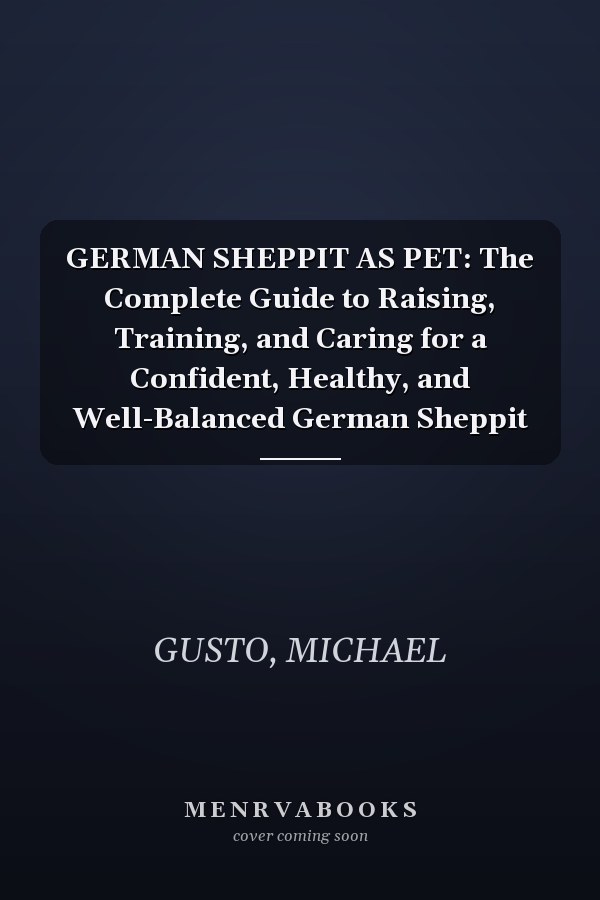 GERMAN SHEPPIT AS PET: The Complete Guide to Raising, Training, and Caring for a Confident, Healthy, and Well-Balanced German Sheppit