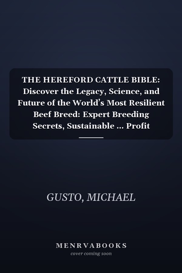 THE HEREFORD CATTLE BIBLE: Discover the Legacy, Science, and Future of the World’s Most Resilient Beef Breed: Expert Breeding Secrets, Sustainable ... Profit Systems for Modern Hereford Farmers