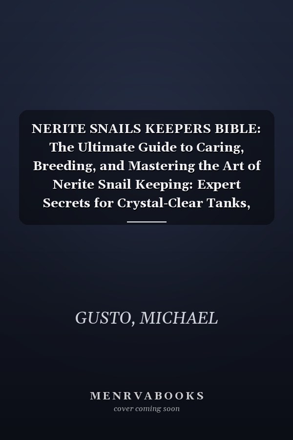NERITE SNAILS KEEPERS BIBLE: The Ultimate Guide to Caring, Breeding, and Mastering the Art of Nerite Snail Keeping: Expert Secrets for Crystal-Clear Tanks, Algae Control, and Lifelong Aquarium Harmony
