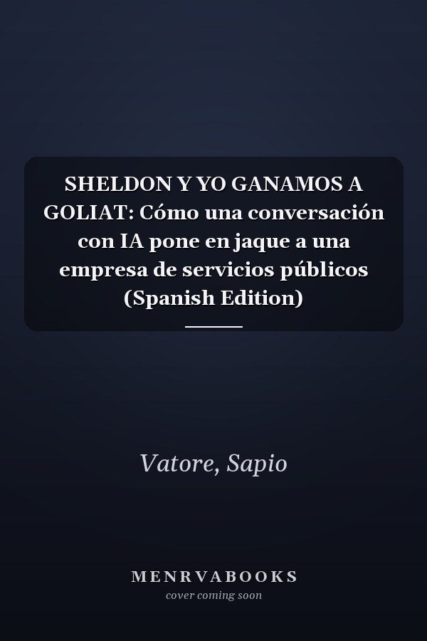 SHELDON Y YO GANAMOS A GOLIAT: Cómo una conversación con IA pone en jaque a una empresa de servicios públicos (Spanish Edition)