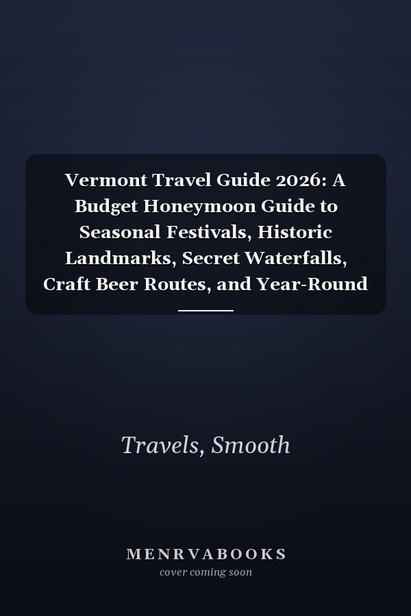 Vermont Travel Guide 2026: A Budget Honeymoon Guide to Seasonal Festivals, Historic Landmarks, Secret Waterfalls, Craft Beer Routes, and Year-Round Outdoor Escapes