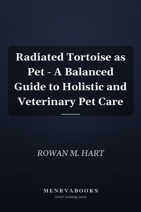 Radiated Tortoise as Pet - A Balanced Guide to Holistic and Veterinary Pet Care