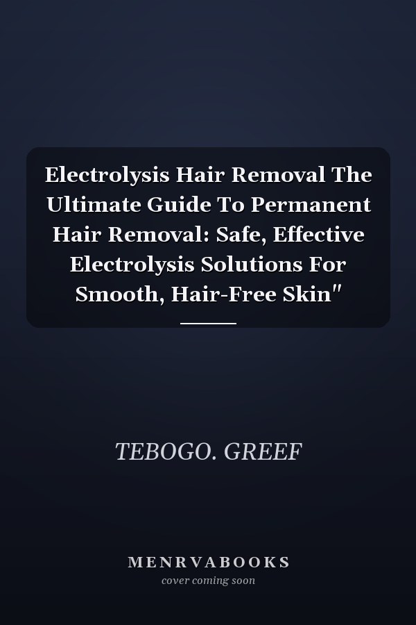 Electrolysis Hair Removal The Ultimate Guide To Permanent Hair Removal: Safe, Effective Electrolysis Solutions For Smooth, Hair-Free Skin"