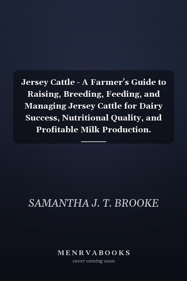 Jersey Cattle - A Farmer's Guide to Raising, Breeding, Feeding, and Managing Jersey Cattle for Dairy Success, Nutritional Quality, and Profitable Milk Production. Including Physical Characteristics, Behavior & Temperament, Housing, and Health Care.
