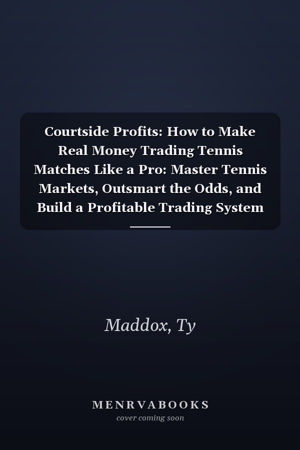 Courtside Profits: How to Make Real Money Trading Tennis Matches Like a Pro: Master Tennis Markets, Outsmart the Odds, and Build a Profitable Trading System