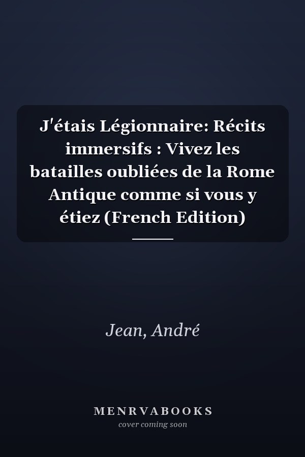 J'étais Légionnaire: Récits immersifs : Vivez les batailles oubliées de la Rome Antique comme si vous y étiez (French Edition)