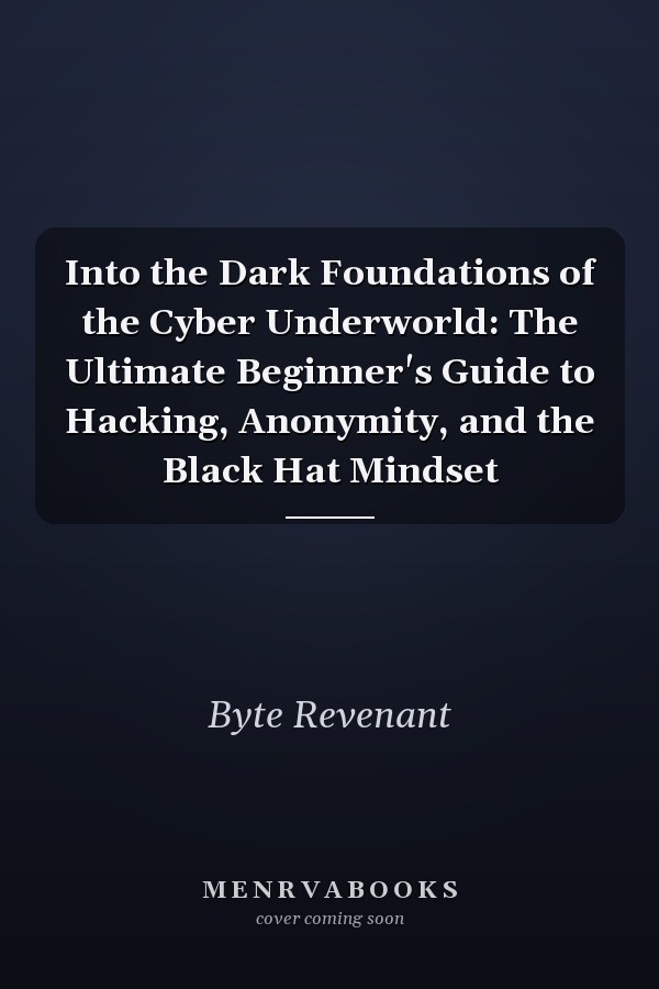 Into the Dark Foundations of the Cyber Underworld: The Ultimate Beginner's Guide to Hacking, Anonymity, and the Black Hat Mindset