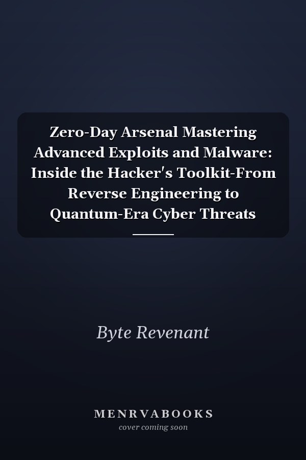 Zero-Day Arsenal Mastering Advanced Exploits and Malware: Inside the Hacker's Toolkit-From Reverse Engineering to Quantum-Era Cyber Threats