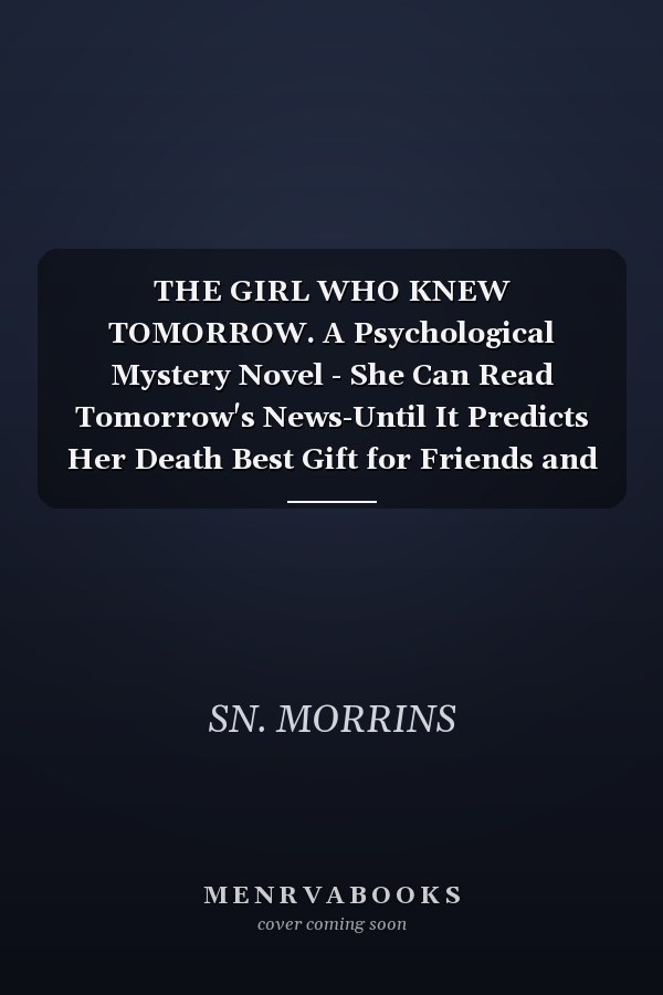 THE GIRL WHO KNEW TOMORROW. A Psychological Mystery Novel - She Can Read Tomorrow's News-Until It Predicts Her Death Best Gift for Friends and Family 30 Chapters