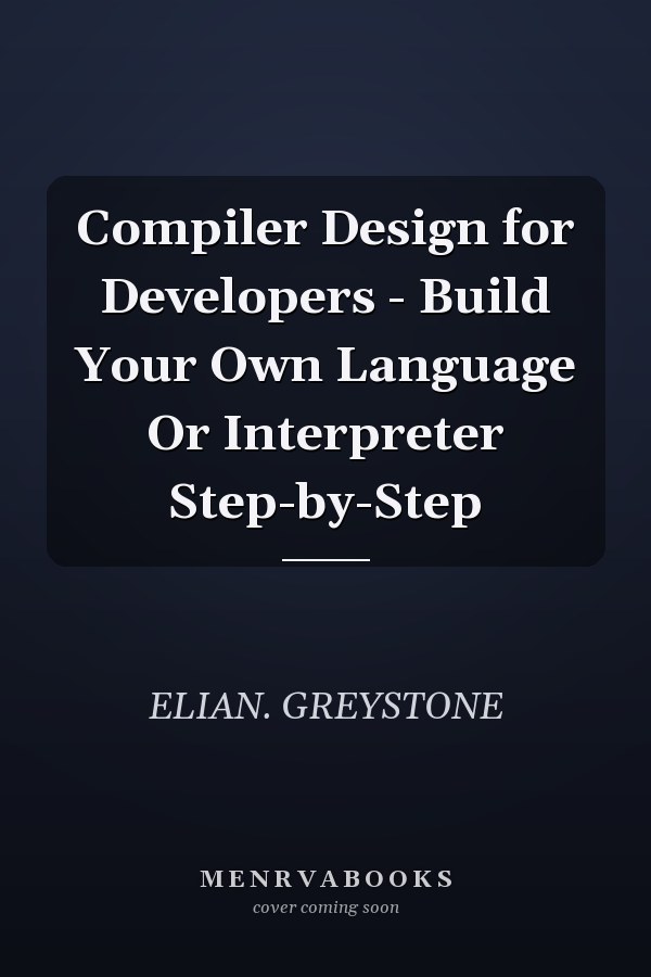 Compiler Design for Developers - Build Your Own Language Or Interpreter Step-by-Step