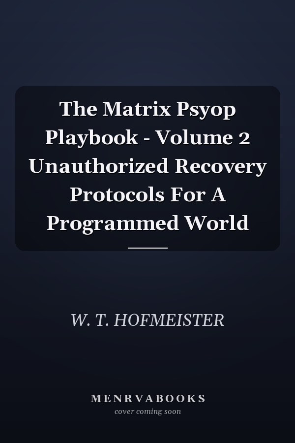 The Matrix Psyop Playbook - Volume 2 Unauthorized Recovery Protocols For A Programmed World