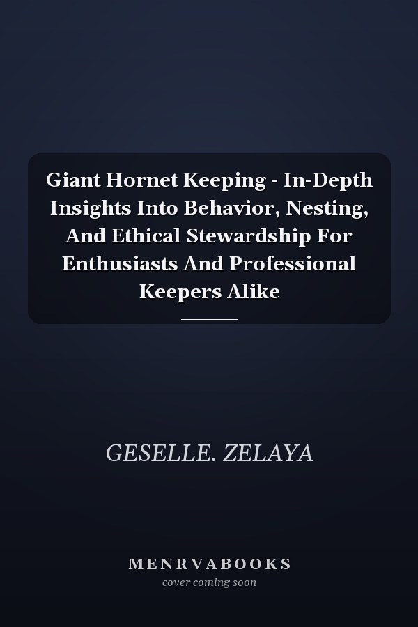 Giant Hornet Keeping - In-Depth Insights Into Behavior, Nesting, And Ethical Stewardship For Enthusiasts And Professional Keepers Alike