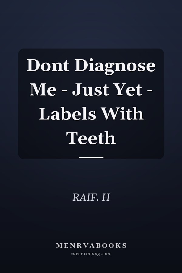 Dont Diagnose Me - Just Yet - Labels With Teeth