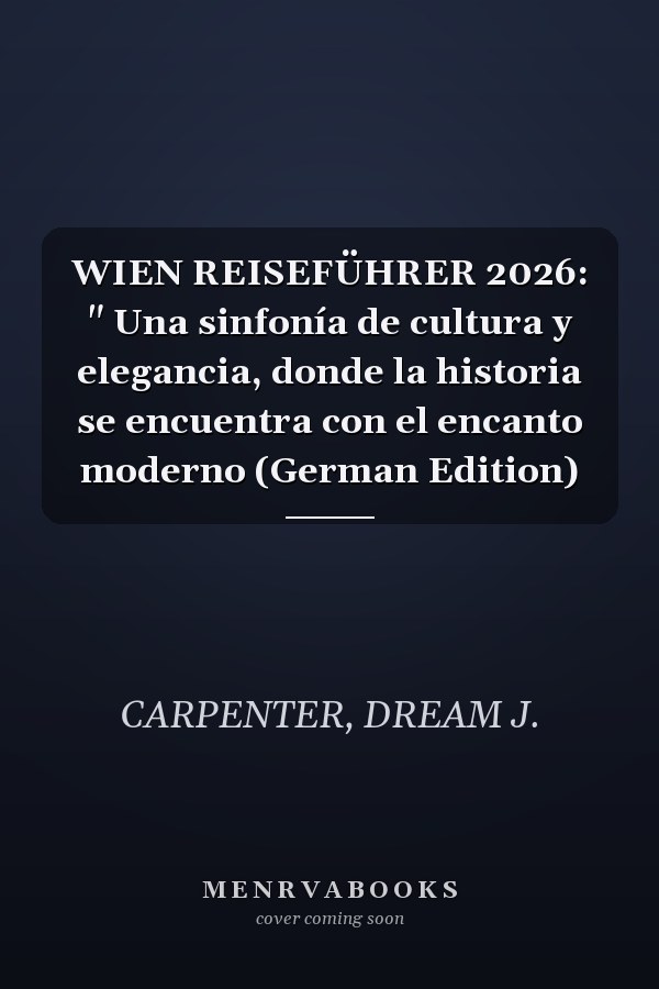 WIEN REISEFÜHRER 2026: " Una sinfonía de cultura y elegancia, donde la historia se encuentra con el encanto moderno (German Edition)