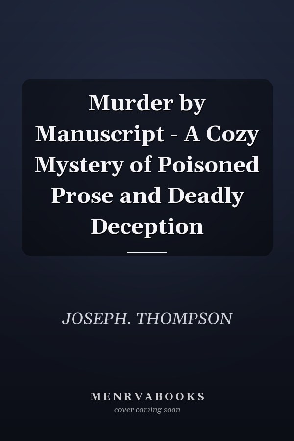 Murder by Manuscript - A Cozy Mystery of Poisoned Prose and Deadly Deception