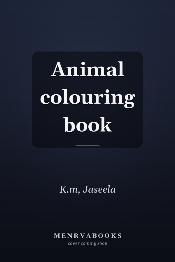 Animal colouring book