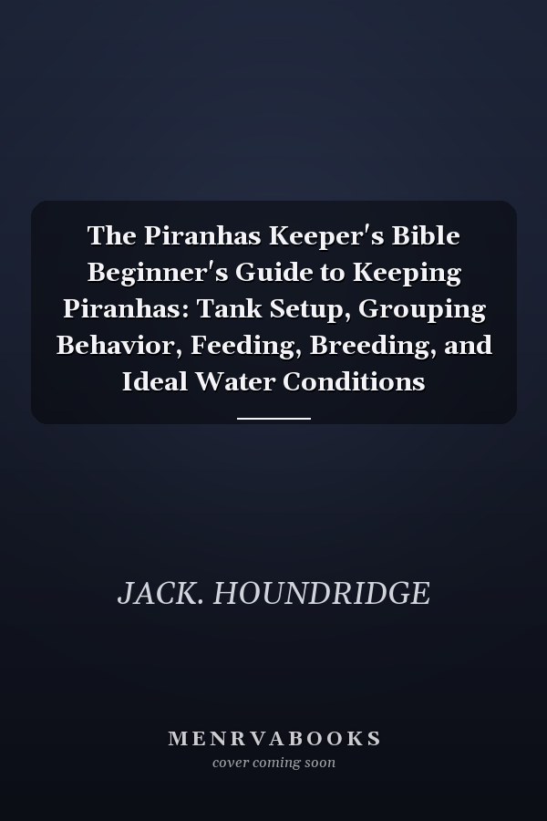 The Piranhas Keeper's Bible Beginner's Guide to Keeping Piranhas: Tank Setup, Grouping Behavior, Feeding, Breeding, and Ideal Water Conditions
