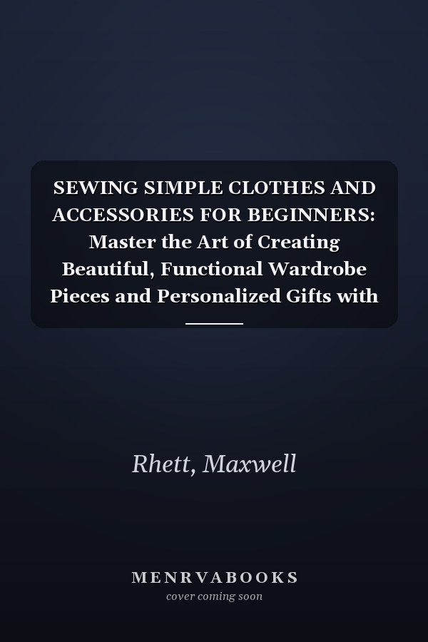 SEWING SIMPLE CLOTHES AND ACCESSORIES FOR BEGINNERS: Master the Art of Creating Beautiful, Functional Wardrobe Pieces and Personalized Gifts with Clear Instructions and Time-Saving Design Methods