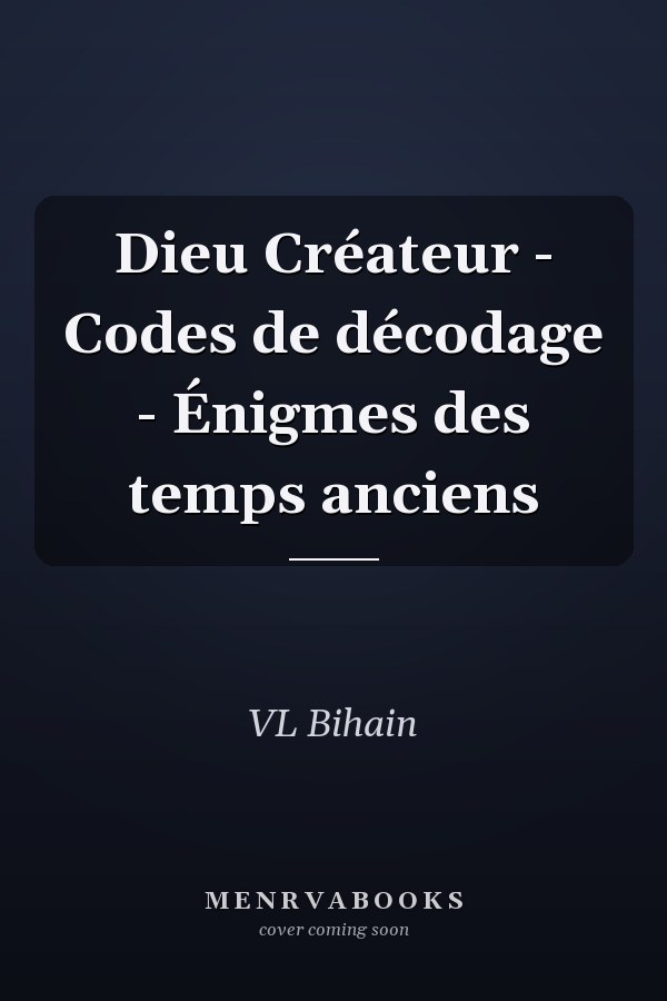 Dieu Créateur - Codes de décodage - Énigmes des temps anciens
