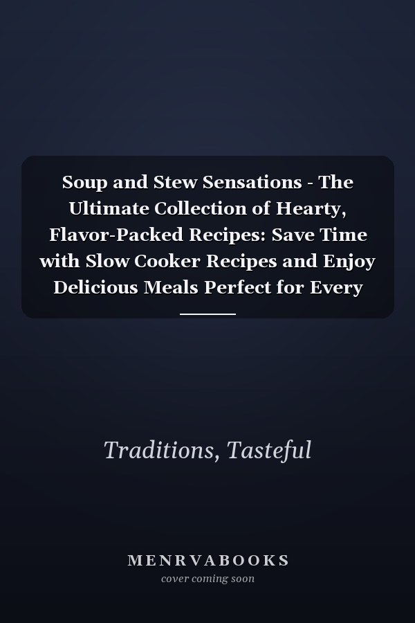 Soup and Stew Sensations - The Ultimate Collection of Hearty, Flavor-Packed Recipes: Save Time with Slow Cooker Recipes and Enjoy Delicious Meals Perfect for Every Day of the Week