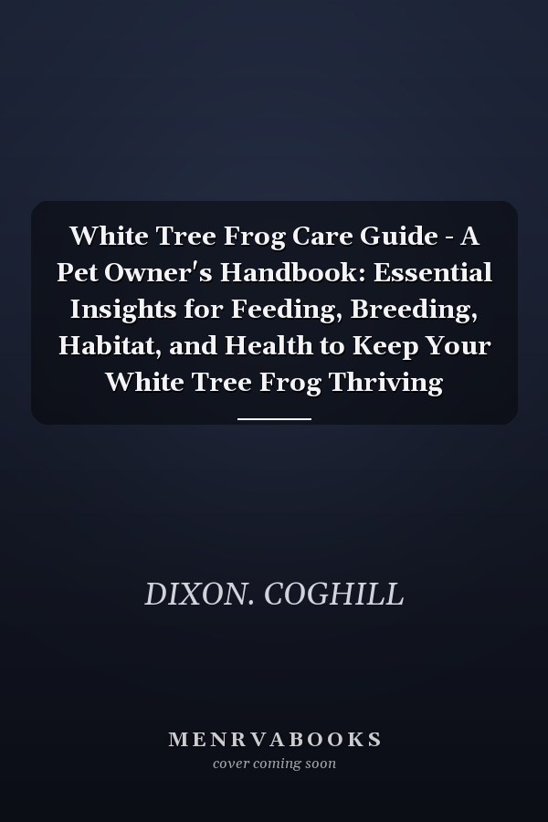 White Tree Frog Care Guide - A Pet Owner's Handbook: Essential Insights for Feeding, Breeding, Habitat, and Health to Keep Your White Tree Frog Thriving