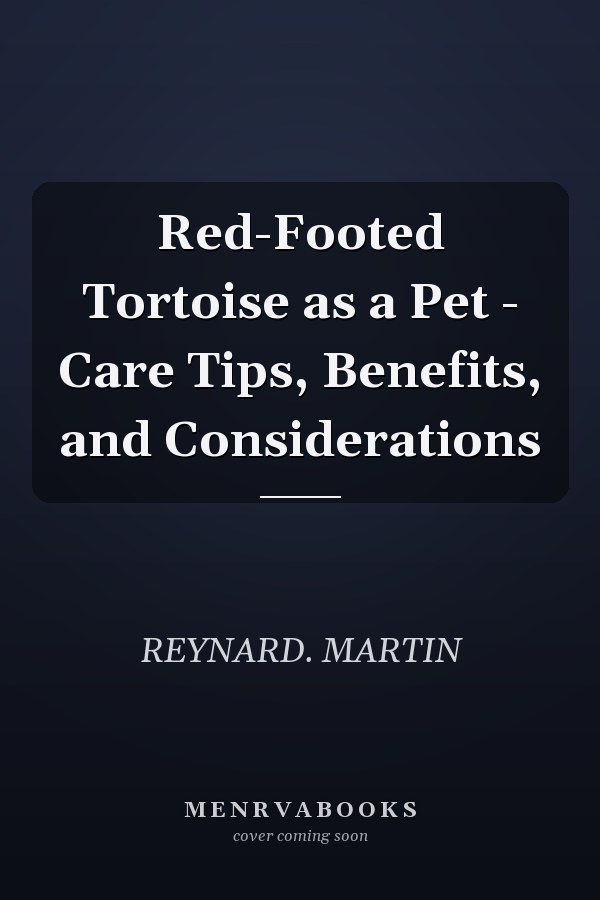 Red-Footed Tortoise as a Pet - Care Tips, Benefits, and Considerations