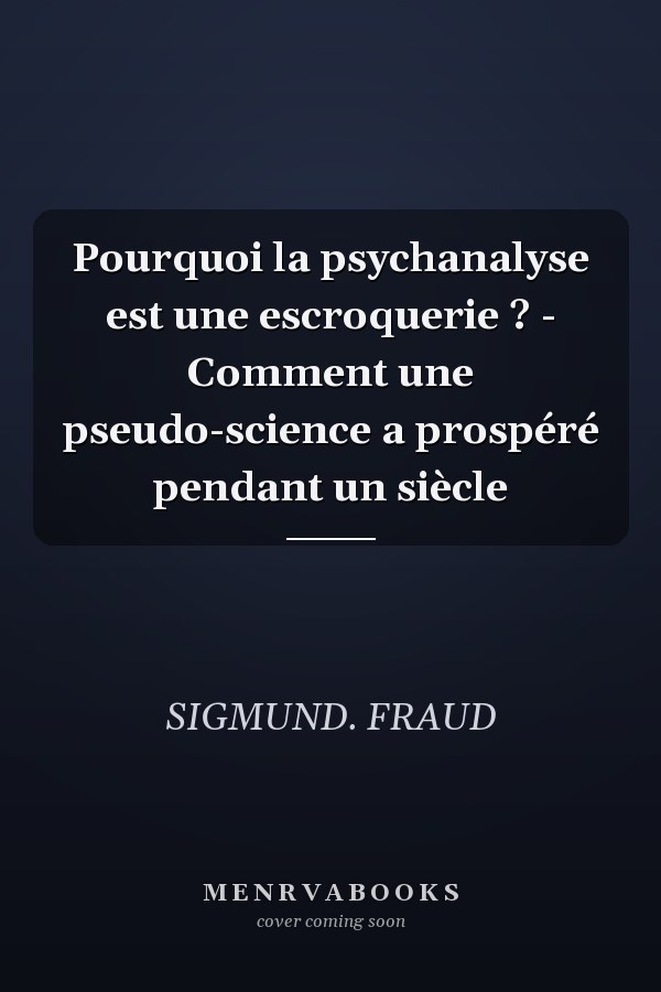 Pourquoi la psychanalyse est une escroquerie ? - Comment une pseudo-science a prospéré pendant un siècle