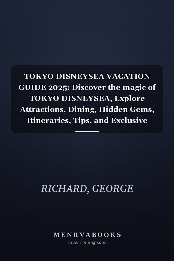 TOKYO DISNEYSEA VACATION GUIDE 2025: Discover the magic of TOKYO DISNEYSEA, Explore Attractions, Dining, Hidden Gems, Itineraries, Tips, and Exclusive Experiences for Families, Solo Travelers