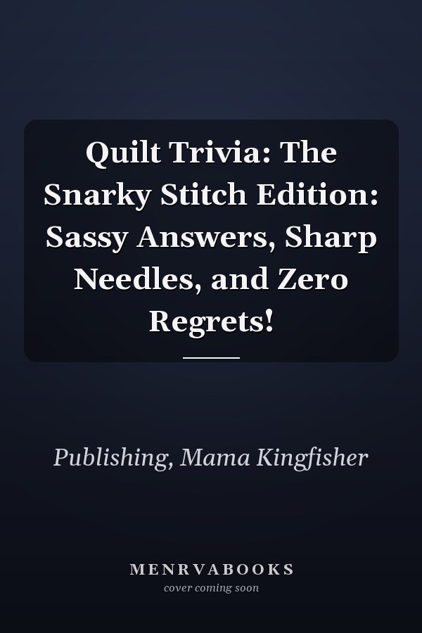 Quilt Trivia: The Snarky Stitch Edition: Sassy Answers, Sharp Needles, and Zero Regrets!