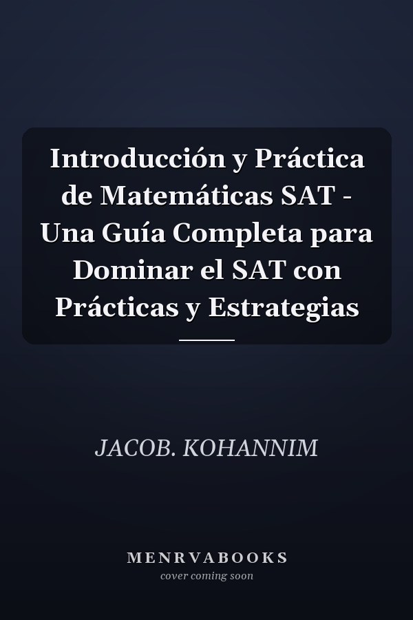 Introducción y Práctica de Matemáticas SAT - Una Guía Completa para Dominar el SAT con Prácticas y Estrategias