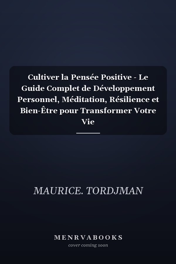 Cultiver la Pensée Positive - Le Guide Complet de Développement Personnel, Méditation, Résilience et Bien-Être pour Transformer Votre Vie