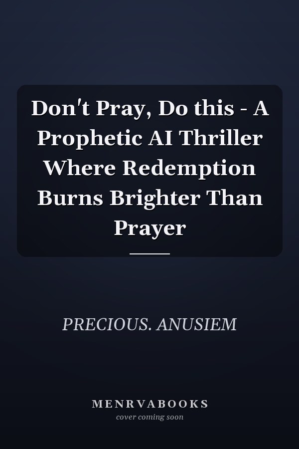 Don't Pray, Do this - A Prophetic AI Thriller Where Redemption Burns Brighter Than Prayer
