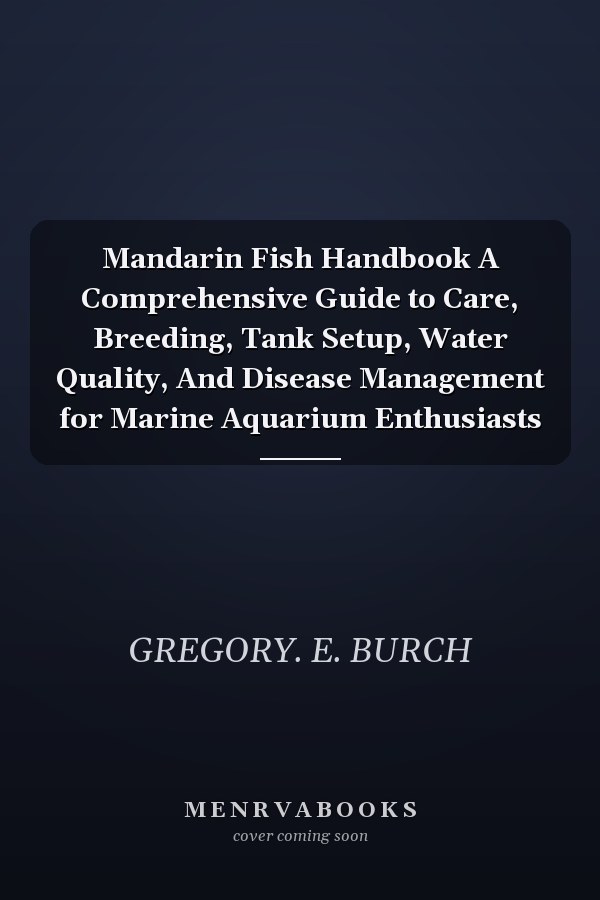 Mandarin Fish Handbook A Comprehensive Guide to Care, Breeding, Tank Setup, Water Quality, And Disease Management for Marine Aquarium Enthusiasts