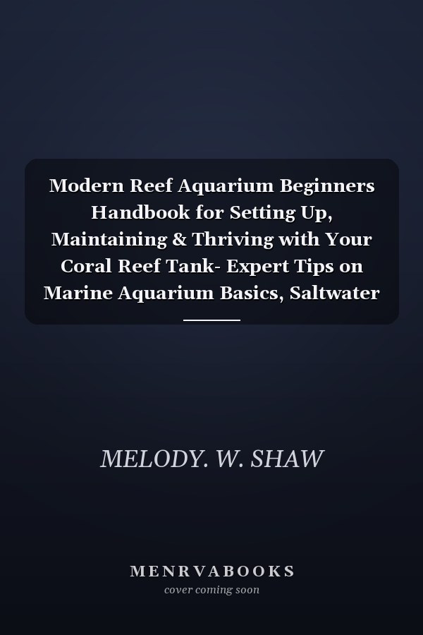 Modern Reef Aquarium Beginners Handbook for Setting Up, Maintaining & Thriving with Your Coral Reef Tank- Expert Tips on Marine Aquarium Basics, Saltwater Tank Care, Aquascaping & Reefkeeping Practices