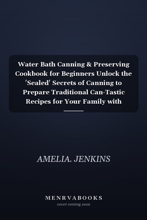 Water Bath Canning & Preserving Cookbook for Beginners Unlock the 'Sealed' Secrets of Canning to Prepare Traditional Can-Tastic Recipes for Your Family with Tried-and-Safe Step-by-Step Techniques