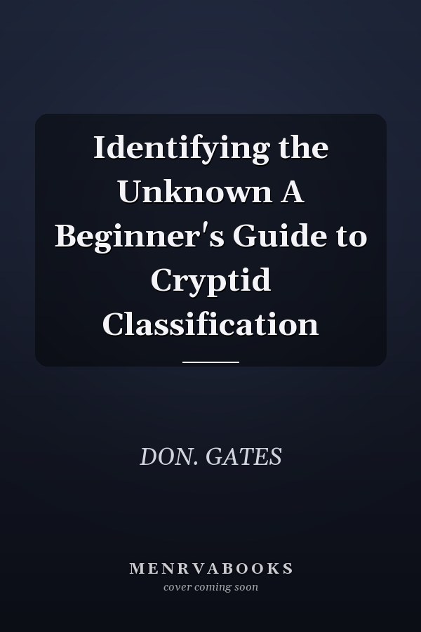 Identifying the Unknown A Beginner's Guide to Cryptid Classification