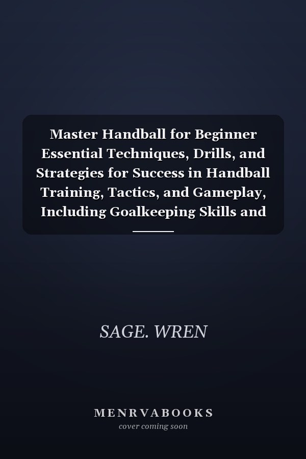 Master Handball for Beginner Essential Techniques, Drills, and Strategies for Success in Handball Training, Tactics, and Gameplay, Including Goalkeeping Skills and Team Coordination