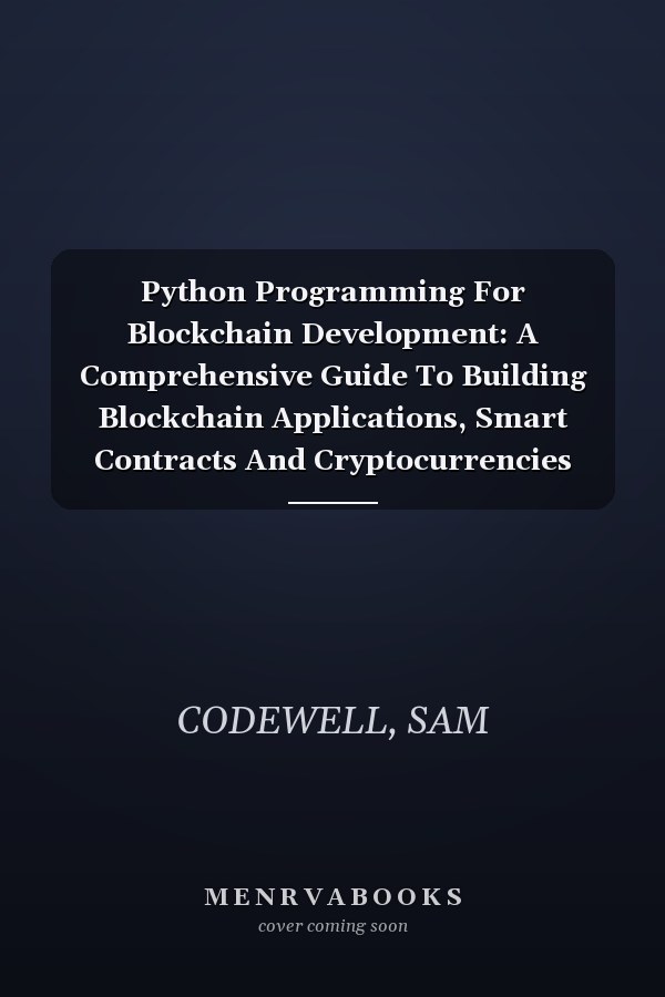 Python Programming For Blockchain Development: A Comprehensive Guide To Building Blockchain Applications, Smart Contracts And Cryptocurrencies With Python (Programming Guidebooks)