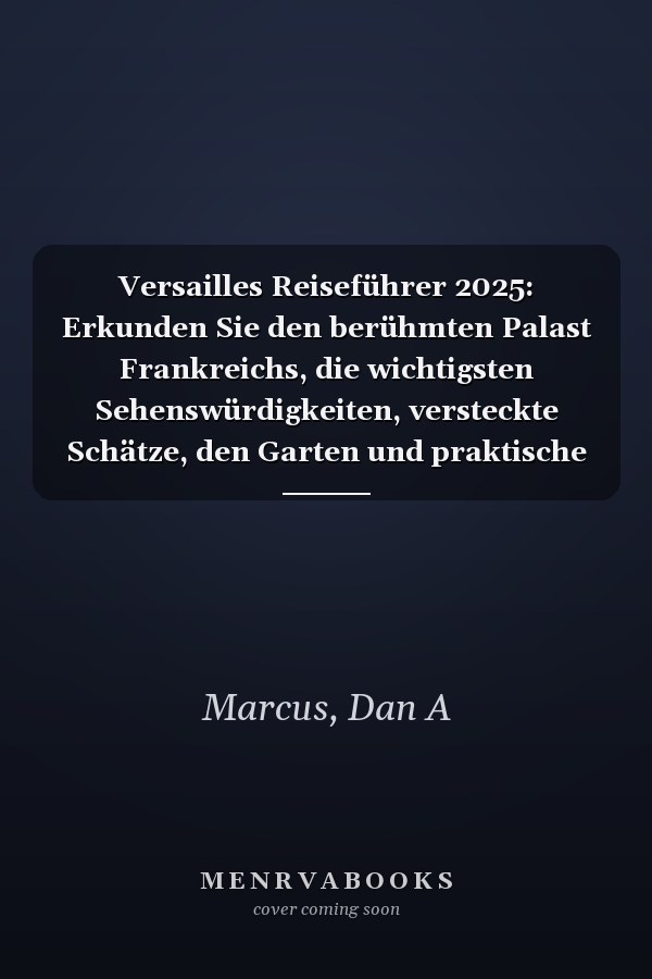 Versailles Reiseführer 2025: Erkunden Sie den berühmten Palast Frankreichs, die wichtigsten Sehenswürdigkeiten, versteckte Schätze, den Garten und praktische Tipps (German Edition)