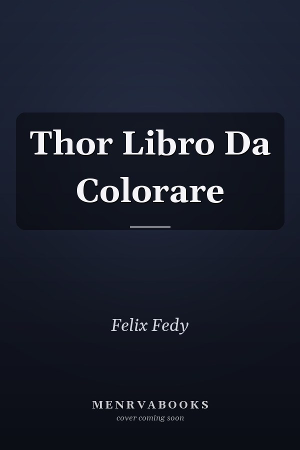 Thor Libro Da Colorare
