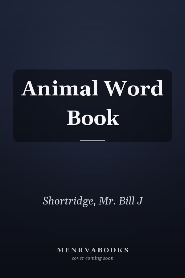 Animal Word Book