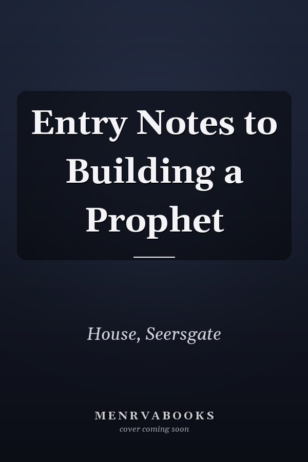 Entry Notes to Building a Prophet